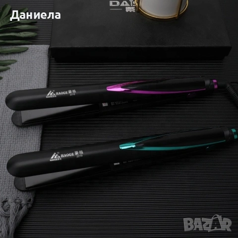 Професионална преса за изправяне на коса с турмалинови керамични плочи, снимка 6 - Преси за коса - 53381029