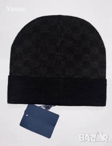 Оригинално зимно бини Louis Vuitton (Черен монограм) • Топ цена • Преглед и тест, снимка 3 - Шапки - 55980027