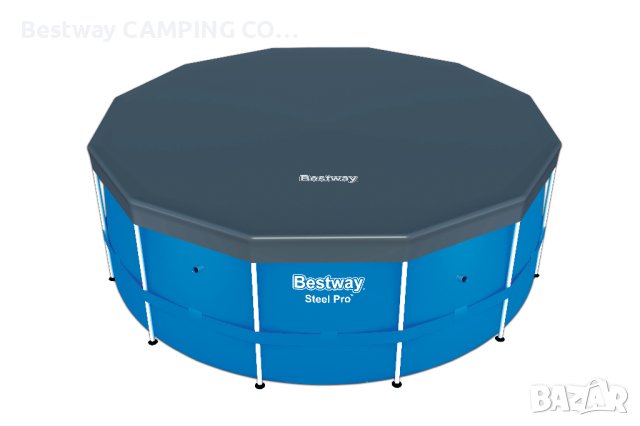  Покривало с връзки за сглобяем басейн 305 см.