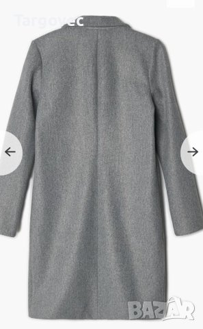 Жарсено палто в светло сиво cropp, снимка 3 - Палта, манта - 42265919