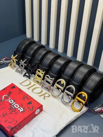 колани от естествена кожа в кутия christian dior, снимка 2 - Колани - 50422867