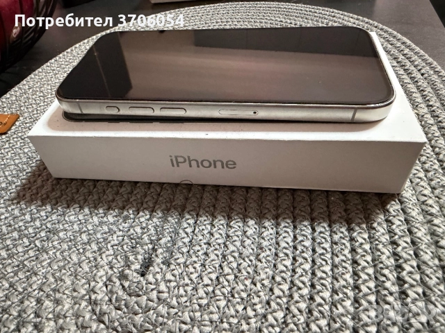 iPhone 15 pro white titanium 256 gb, снимка 4 - Други - 52968913