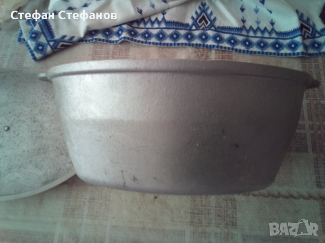 Алуминиева тенджера овална, снимка 3 - Съдове за готвене - 41351214