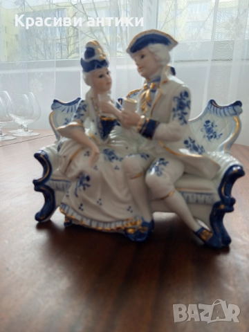 Фигура от порцелан, немска, колекционерска, красива, снимка 7 - Колекции - 52318831