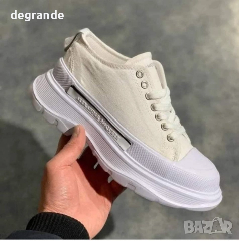 Дамски Alexander McQueen налични в РОЗОВО ЧЕРНО  БЯЛО, снимка 3 - Маратонки - 52683845