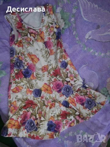 Детска рокля цветя, снимка 1 - Детски рокли и поли - 42517729