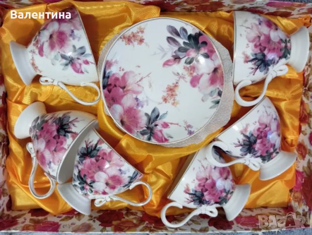 Комплект чаши от костен порцелан