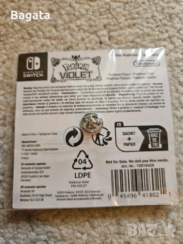 Значка - Pokemon/Покемон Violet, снимка 2 - Колекции - 53022871