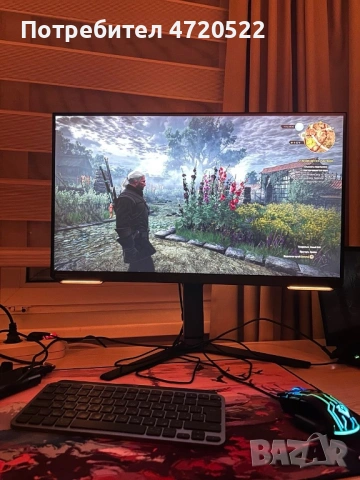 Монитор Samsung Odyssey G7 28” 4K (S28AG702NI) – отлично състояние, оригинална кутия.