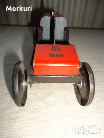 Стара много рядка ламаринена количка Hess Mobil 1050 JLH, снимка 6 - Колекции - 34637311