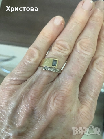 Златен пръстен 14k.,3,31 грама, снимка 2 - Пръстени - 53767594