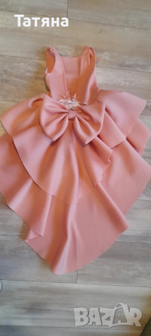Красива елегантна рокля, снимка 5 - Детски рокли и поли - 52300192