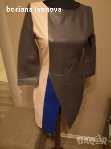 Красива кожена рокля намалям на 55лв , снимка 9 - Рокли - 48668138