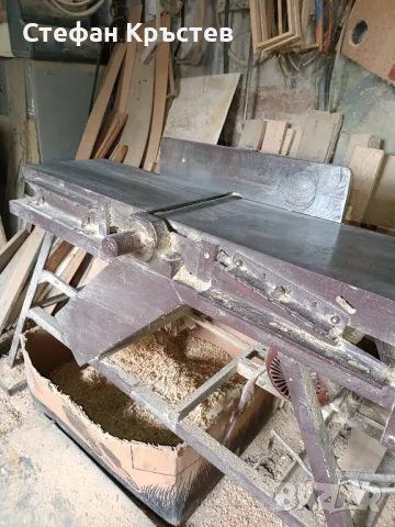 Продавам Абрихт с чугунен плот., снимка 2 - Други машини и части - 49934072