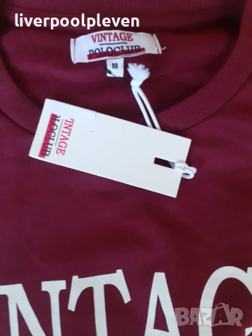 👉Нова Vintage Polo Club Original М ефектна, снимка 4 - Блузи - 51831937