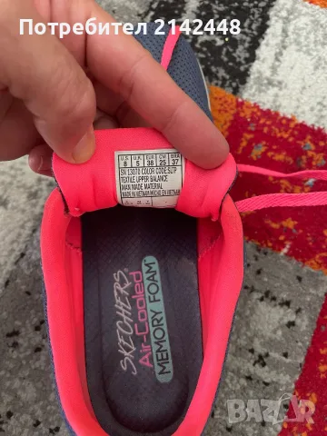 Продавам дамски маратонки розово и синьо - Skechers, снимка 6 - Маратонки - 55972546