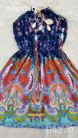 Дамска рокля размер С-М, снимка 7 - Рокли - 36371320