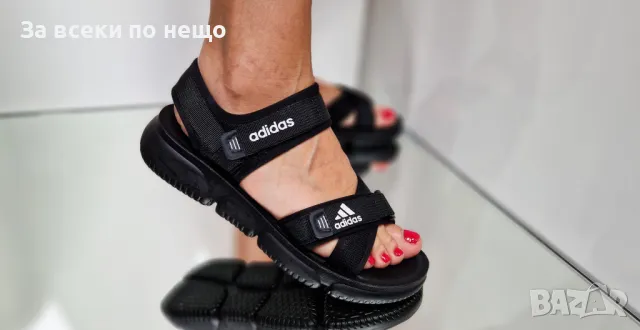 Adidas Дамски Черни Сандали Адидас от 36 номер до 40 номер Код P481, снимка 4 - Сандали - 50260925