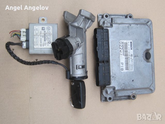 Компютър с контактен ключ и имобилайзер 9648608680 Bosch 0281010345 Ducato Jumper Boxer 2,2 hdi 1039