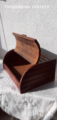 стара дървена кутия за хляб, снимка 3 - Други - 35674945