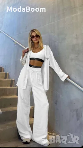 Дамски бял сет- 3части VL57s