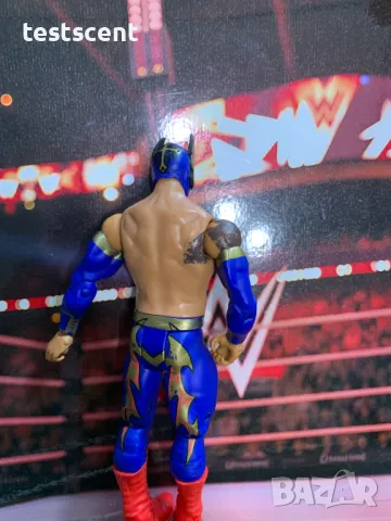 Екшън фигура WWE Sin Cara Син Кара Basic Series Lucha играчка BLUE, снимка 7 - Колекции - 49511487