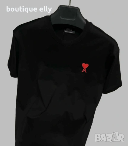 мъжка тениска в бяло и черно, снимка 2 - Тениски - 53222380