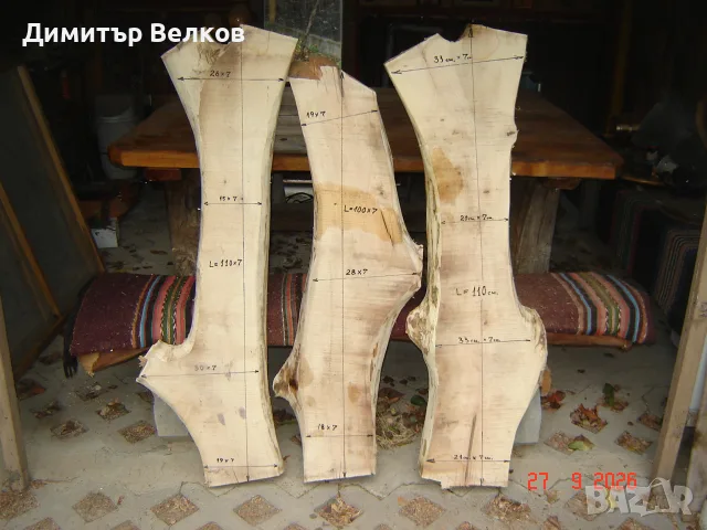 Продавам  дървен материал - орехови талпи - заготовки, снимка 2 - Други стоки за дома - 56357213
