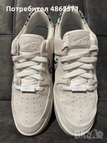 Nike Air Force 1 Sage Low White Team Gold., снимка 2 - Маратонки - 56113521