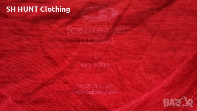 Icebreaker T-Shirt 87% Merino Wool размер L тениска 87% Мерино вълна - 1760, снимка 14 - Екипировка - 52888146