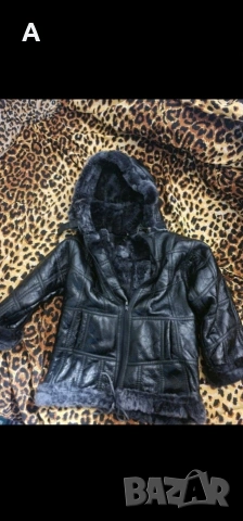 Детски кожен кожух , снимка 2 - Детски якета и елеци - 53713980