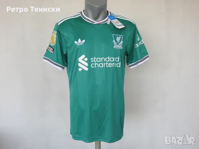Тениска на Liverpool трети екип зелен сезон 2025/26 M.SALAH #11 размер М