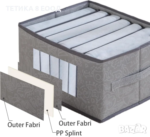 Органайзери за дрехи, комплект от 3 броя, снимка 2 - Органайзери - 50971471