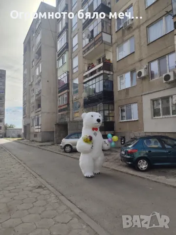 Изненада с огромно бяло мече, снимка 3 - Декорация - 47270060