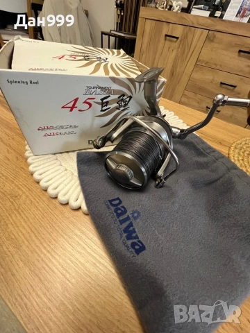 Шаранджийски макара Daiwa tournament Basia 45QD, снимка 5 - Макари - 53601977