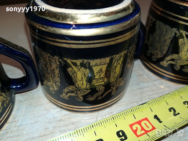 4 ЧАШКИ-24K GOLD-ЗА КОЛЕКЦИЯ 0606231648, снимка 11 - Колекции - 41000762