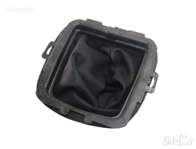 Маншон за скоростен лост, Ford, Fiesta mk6, С Рамка, Черен, Кожа, снимка 3 - Части - 56141610