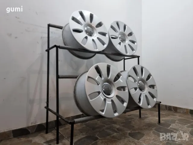4бр 16ски джанти за AUDI 5х112мм A160639, снимка 6 - Гуми и джанти - 48289926