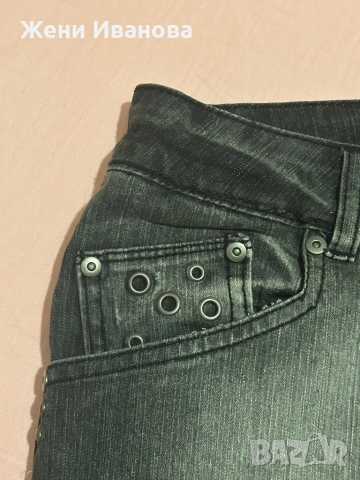 Дамска ретро дънкова пола , снимка 5 - Поли - 52586131