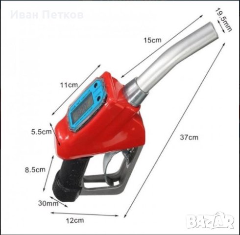 Професионален пистолет за гориво с брояч за измерване, снимка 2 - Други инструменти - 41333824