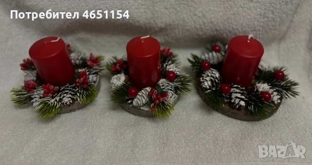 коледни свещници 