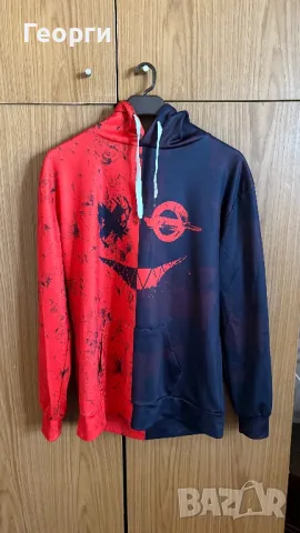 Черно-червена блуза 