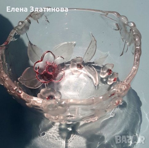 Кристална купа за ядки 