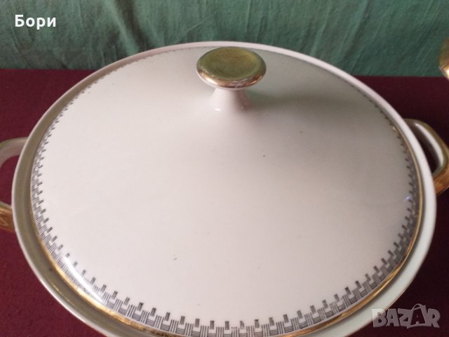 Баварски порцелан супник и купа, снимка 8 - Чинии - 34496782