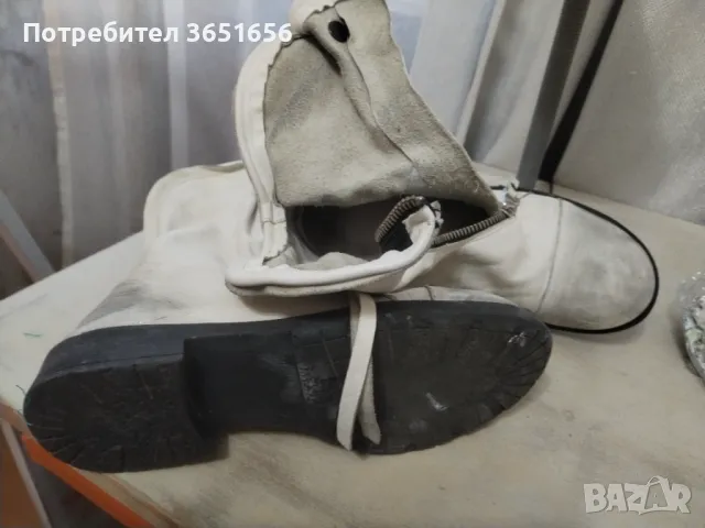 Боти от естествена кожа , снимка 5 - Дамски боти - 44067863