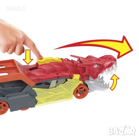 Hot Wheels Dragon Truck - Mattel S_1213624, снимка 4 - Коли, камиони, мотори, писти - 47978929