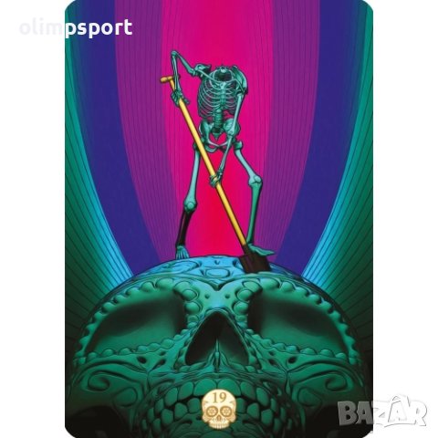 карти оракул LOSCARABEO SANTA MUERTE нови  След големия успех на Таро Santa Muerte, художникът Fabio, снимка 4 - Карти за игра - 41284709