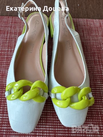 Обувки естествена кожа без пета, снимка 1