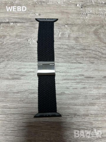  Каишка за Apple Watch Black  ML 42/44/45mm, снимка 1 - Смарт часовници - 41632466