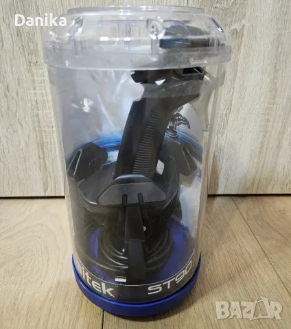 Като нов джойстик Saitek ST90 USB компактен сгъваем, снимка 3 - Джойстици и геймпадове - 55972397